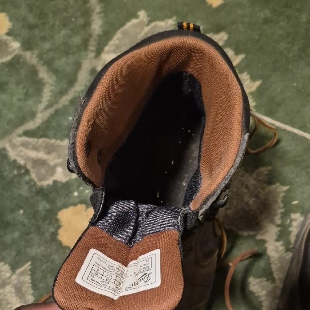 Danner Brown and Black Leather Hiking Boots
